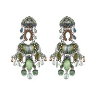 Earrings Ayala Bar Woman Eucalyptus in Metal Alloy Cristallo C2293